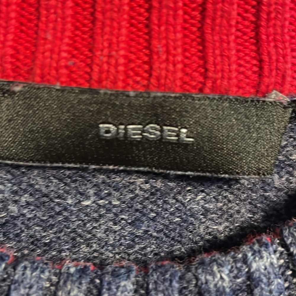 Diesel Blue Knit Sweater Size XXS - Picture 6 of 7